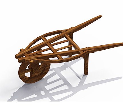 農(nóng)耕體驗小推車